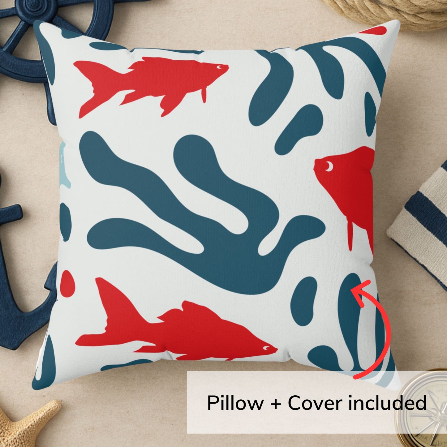 Tropical Fish Pillow