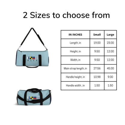 Personalized Nautical Flags Sports Bag