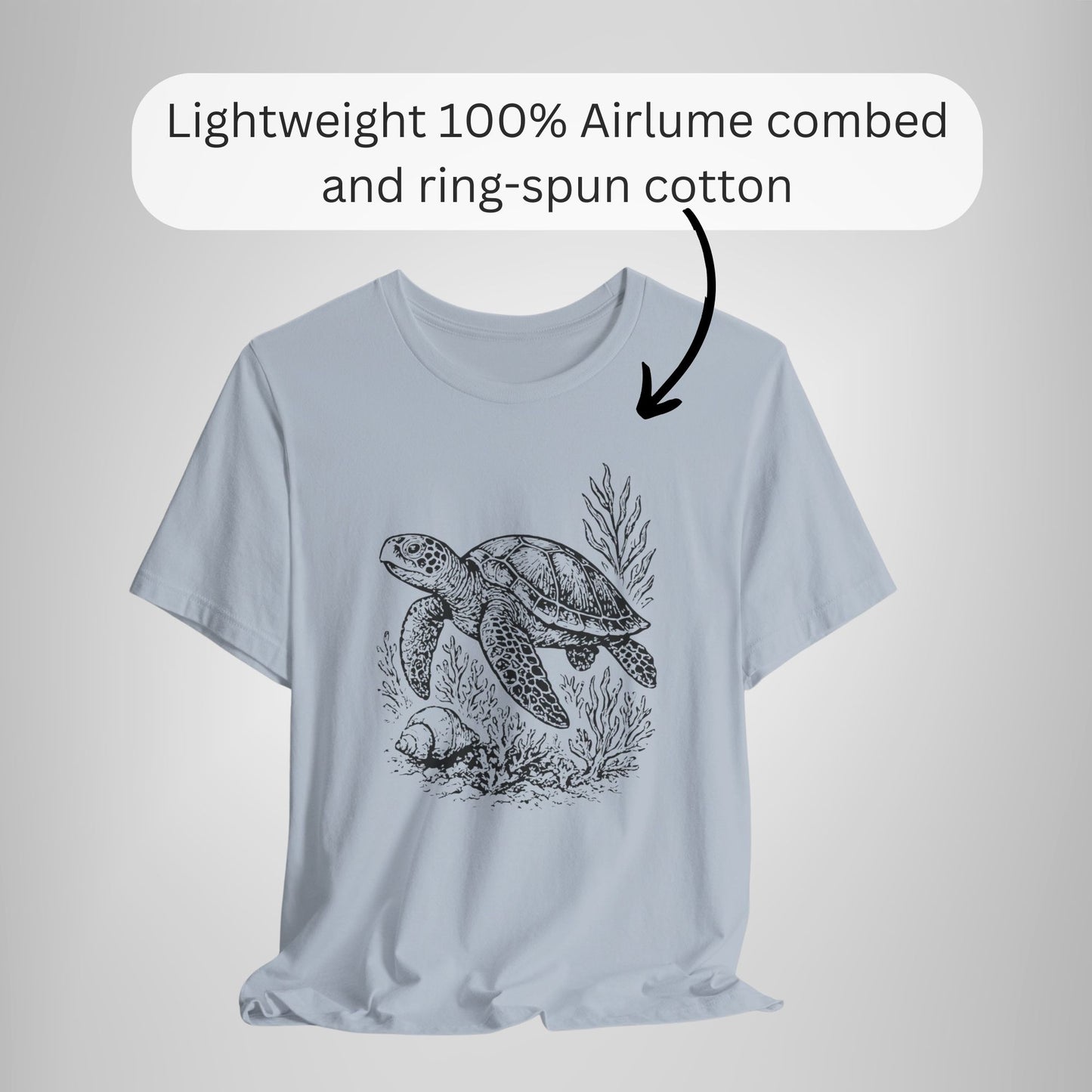 Sea Turtle T-Shirt Nautical Ocean Graphic Tee