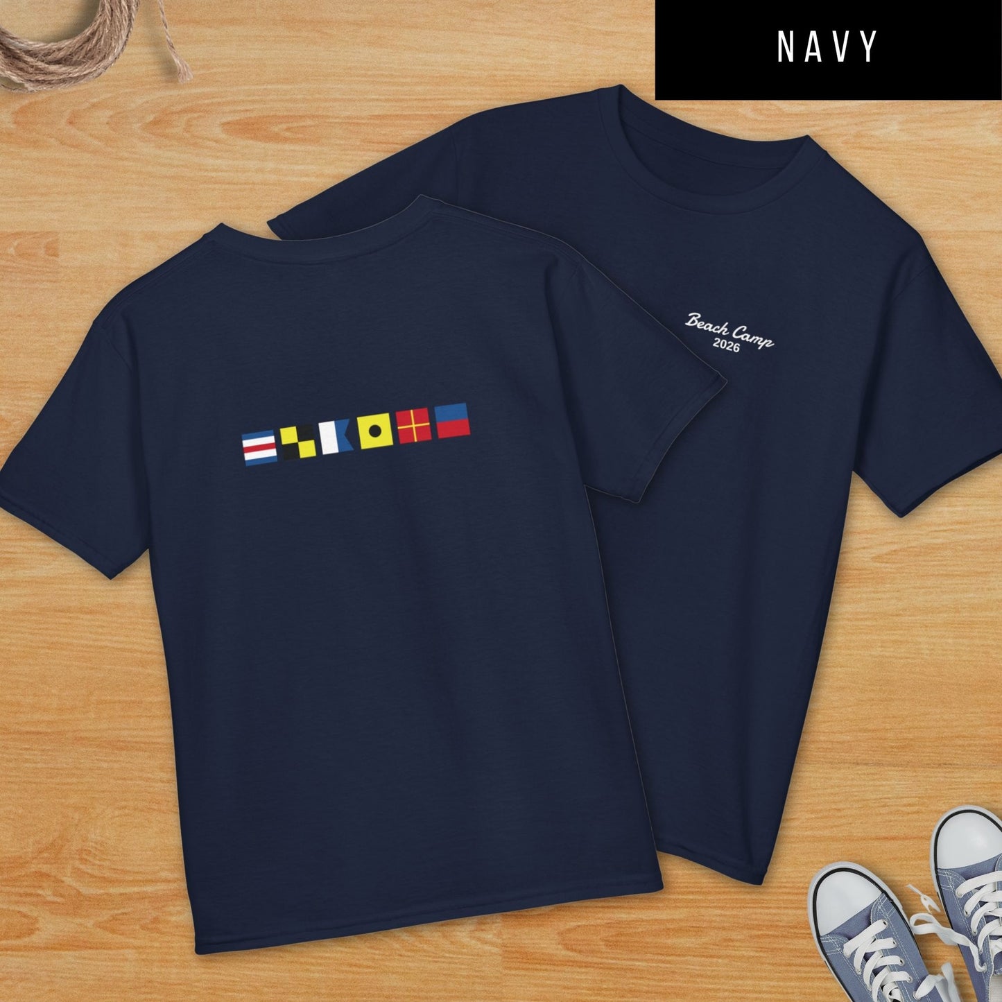 Personalized Nautical Flag T-Shirt - Youth Sizes
