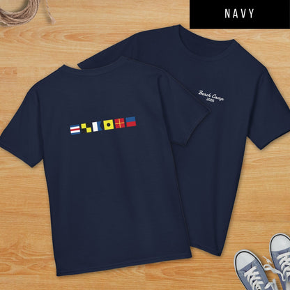 Personalized Nautical Flag T-Shirt - Youth Sizes