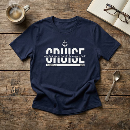 Personalized Cruise Shirt - Making waves & memories