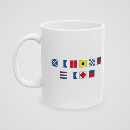 Nautical Flags Ceramic Mug 11oz