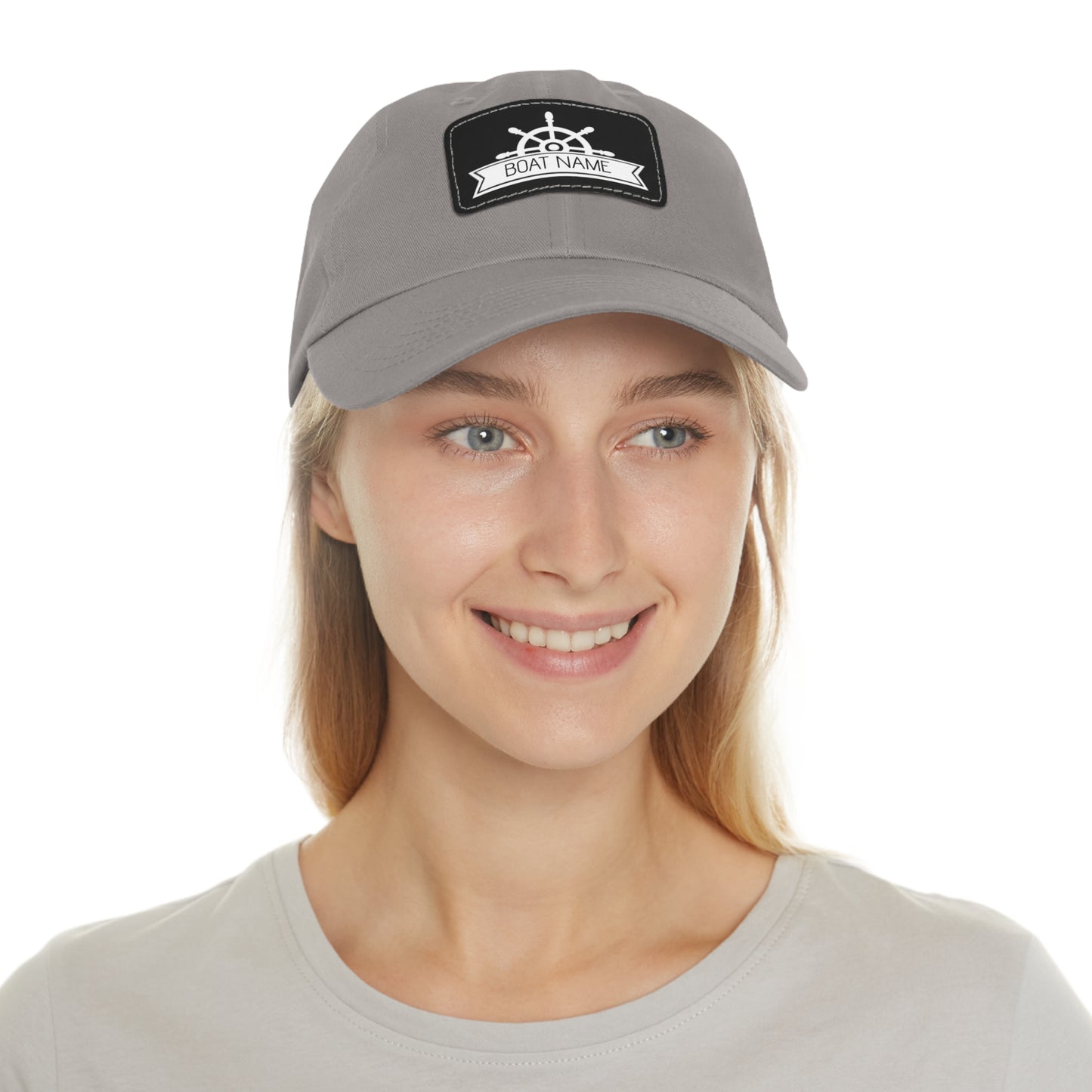 Personalized Dad Hat with Boat Name