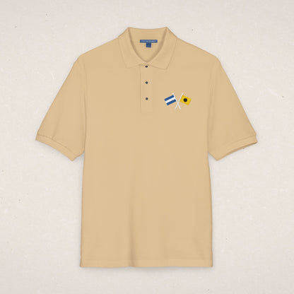 Personalized Nautical Signal Flag Polo Shirt