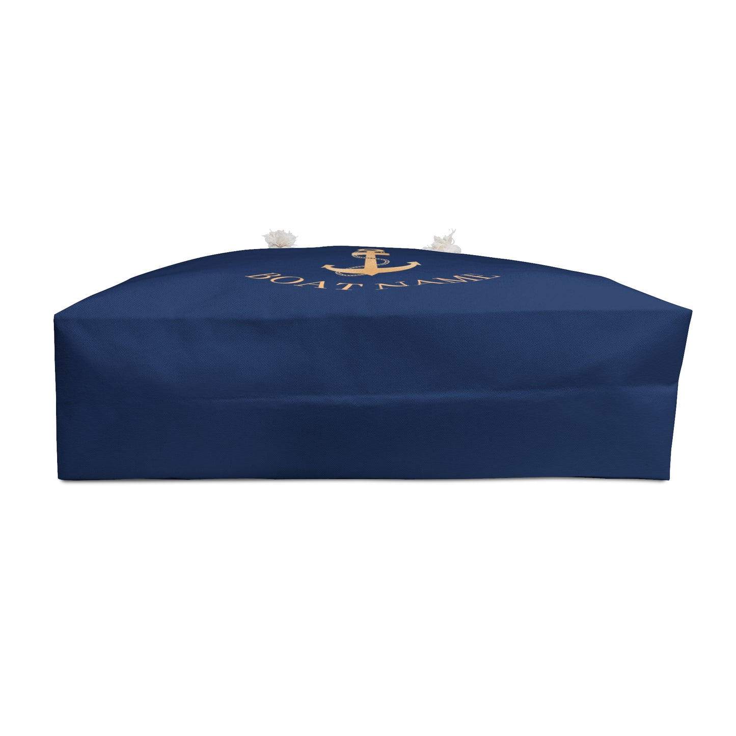 Personalized Boat Name Weekender – Anchor Design Nautical Tote
