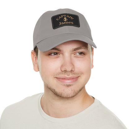 Gold Anchor Dad Hat for Captain or First Mate