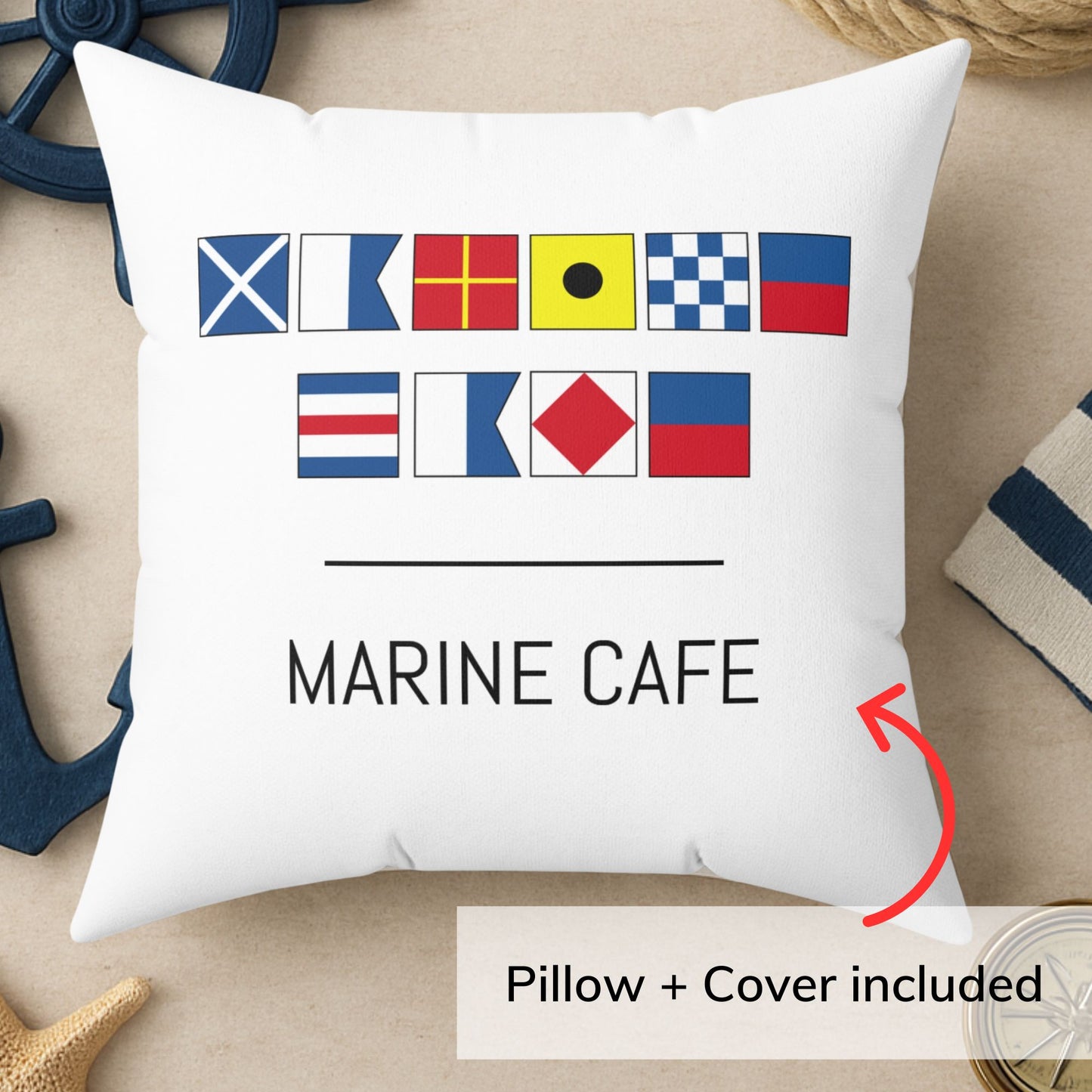Nautical Flags Pillow