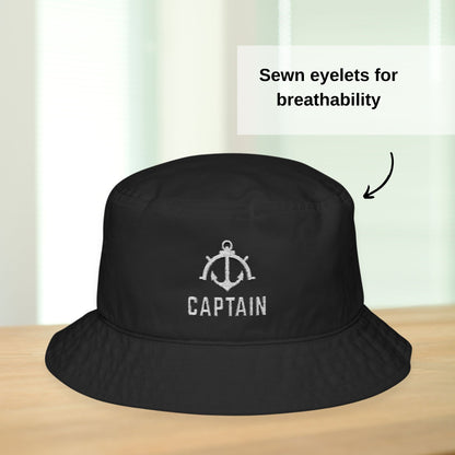 Personalized Ship Wheel Bucket Hat