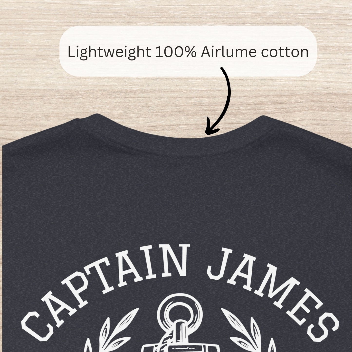 Custom Boat Name Anchor T-Shirt