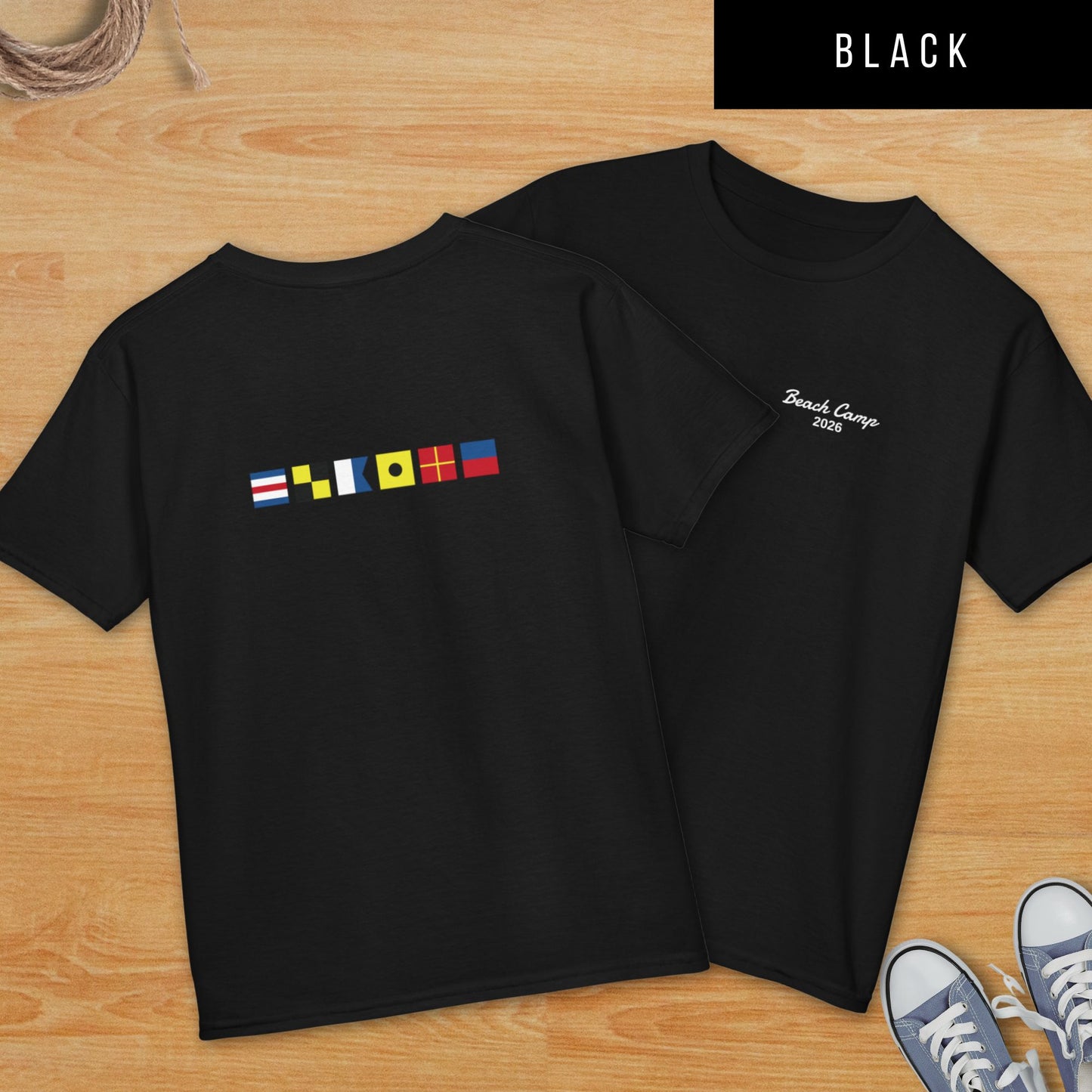 Personalized Nautical Flag T-Shirt - Youth Sizes