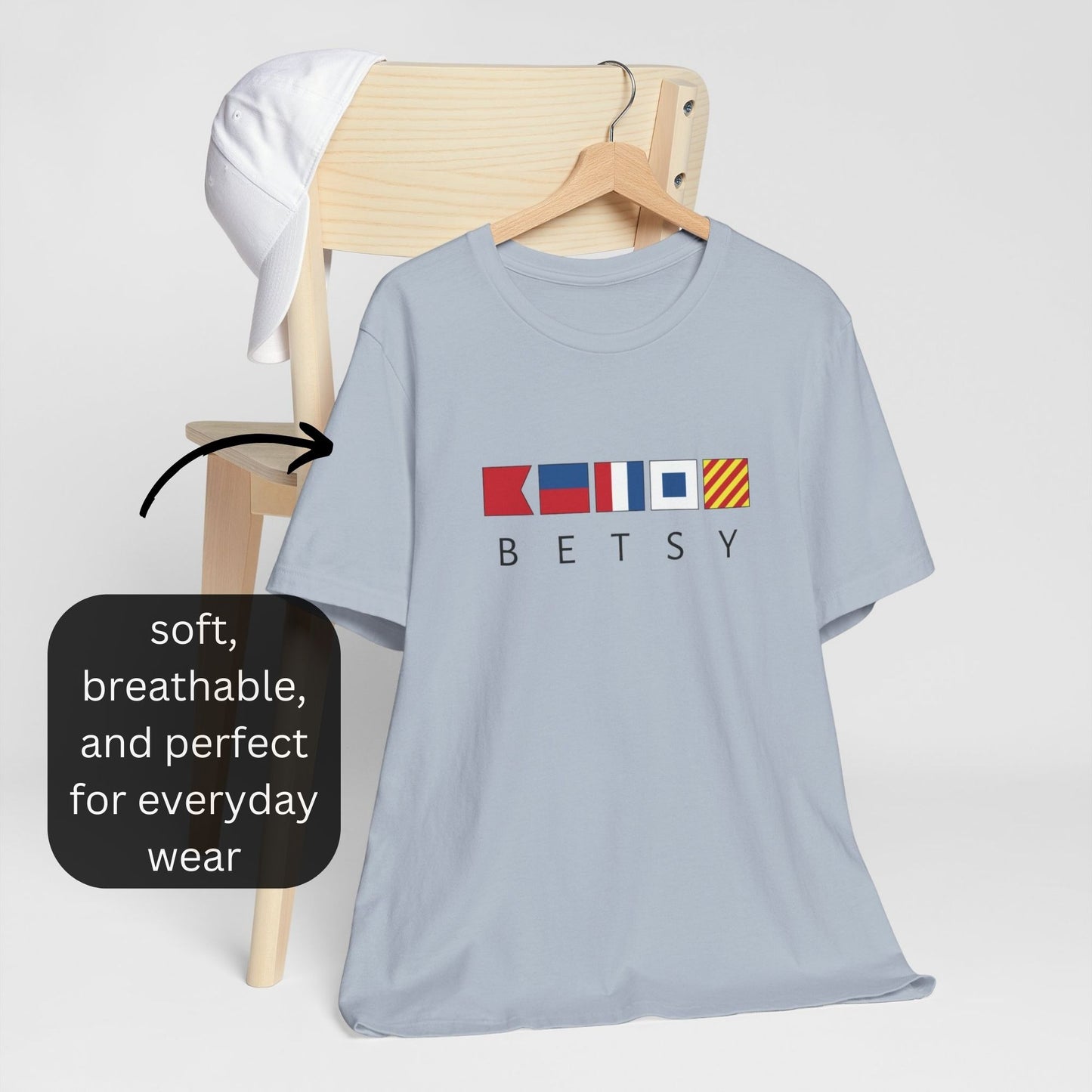 Personalized Nautical Flag Shirt