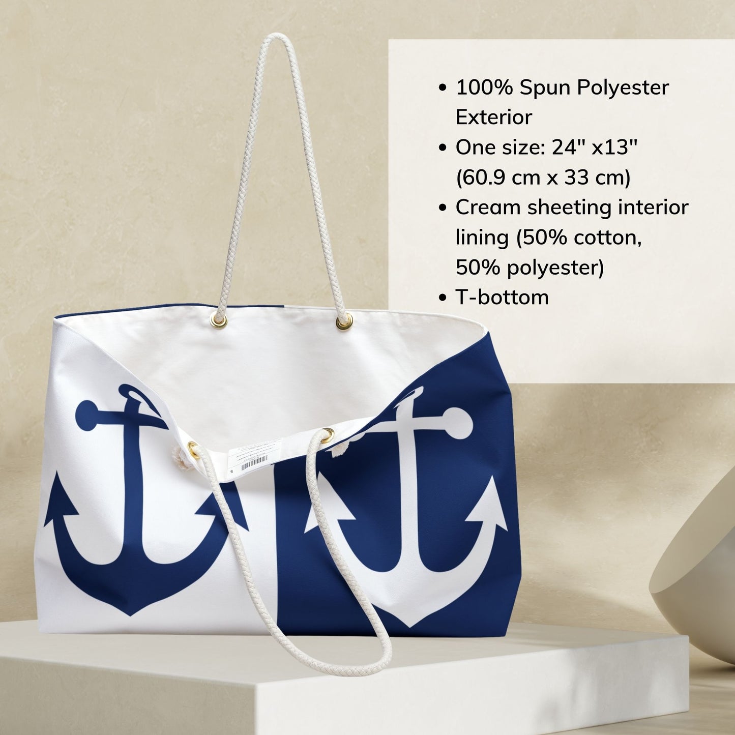 Nautical Anchor Bag