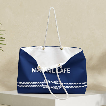 Custom Nautical Boat Tote Bag with Rope and Compass