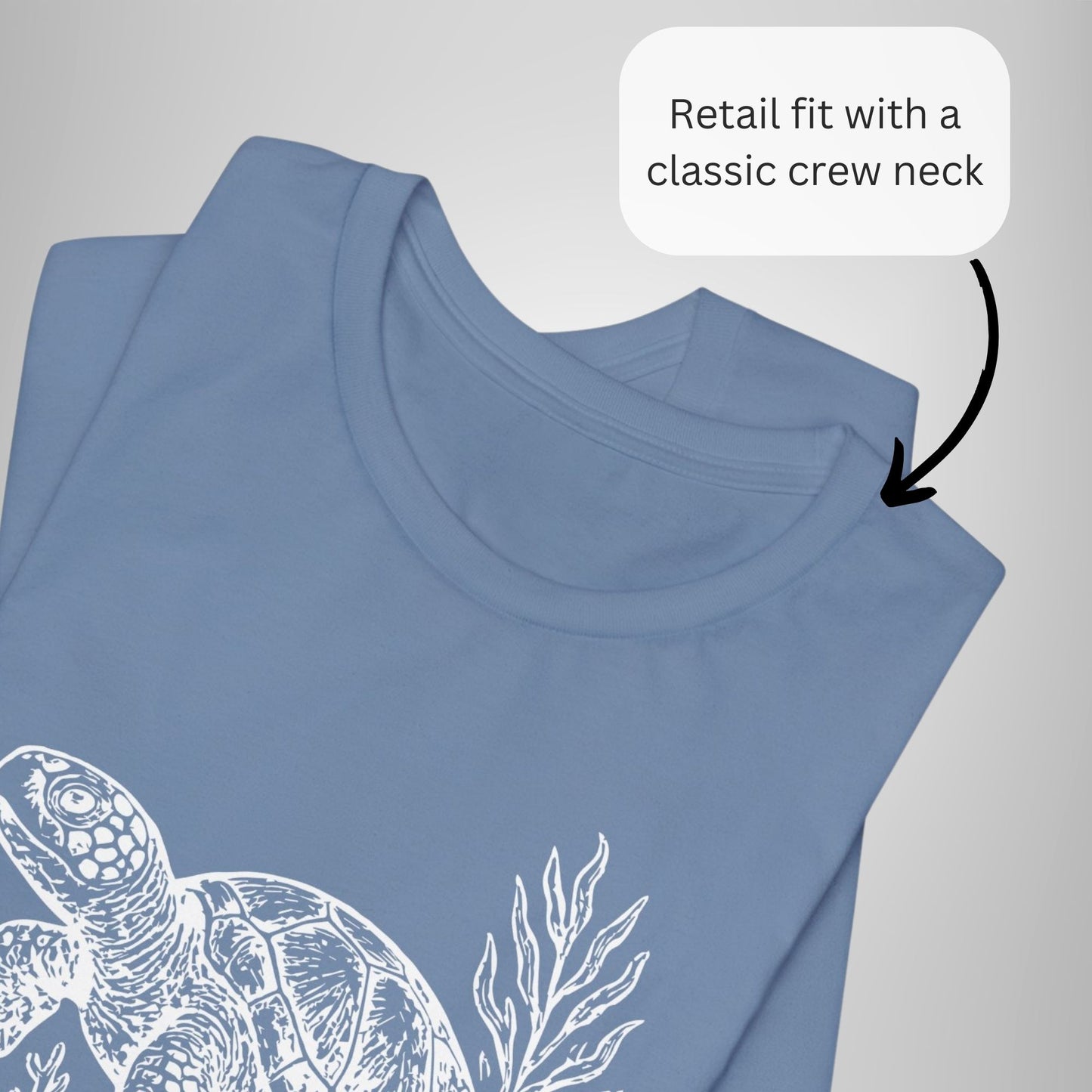 Sea Turtle T-Shirt Nautical Ocean Graphic Tee