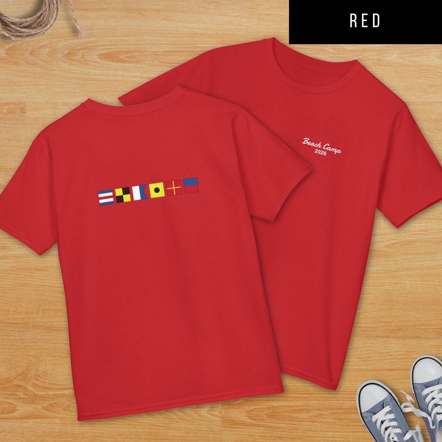 Personalized Nautical Flag T-Shirt - Youth Sizes