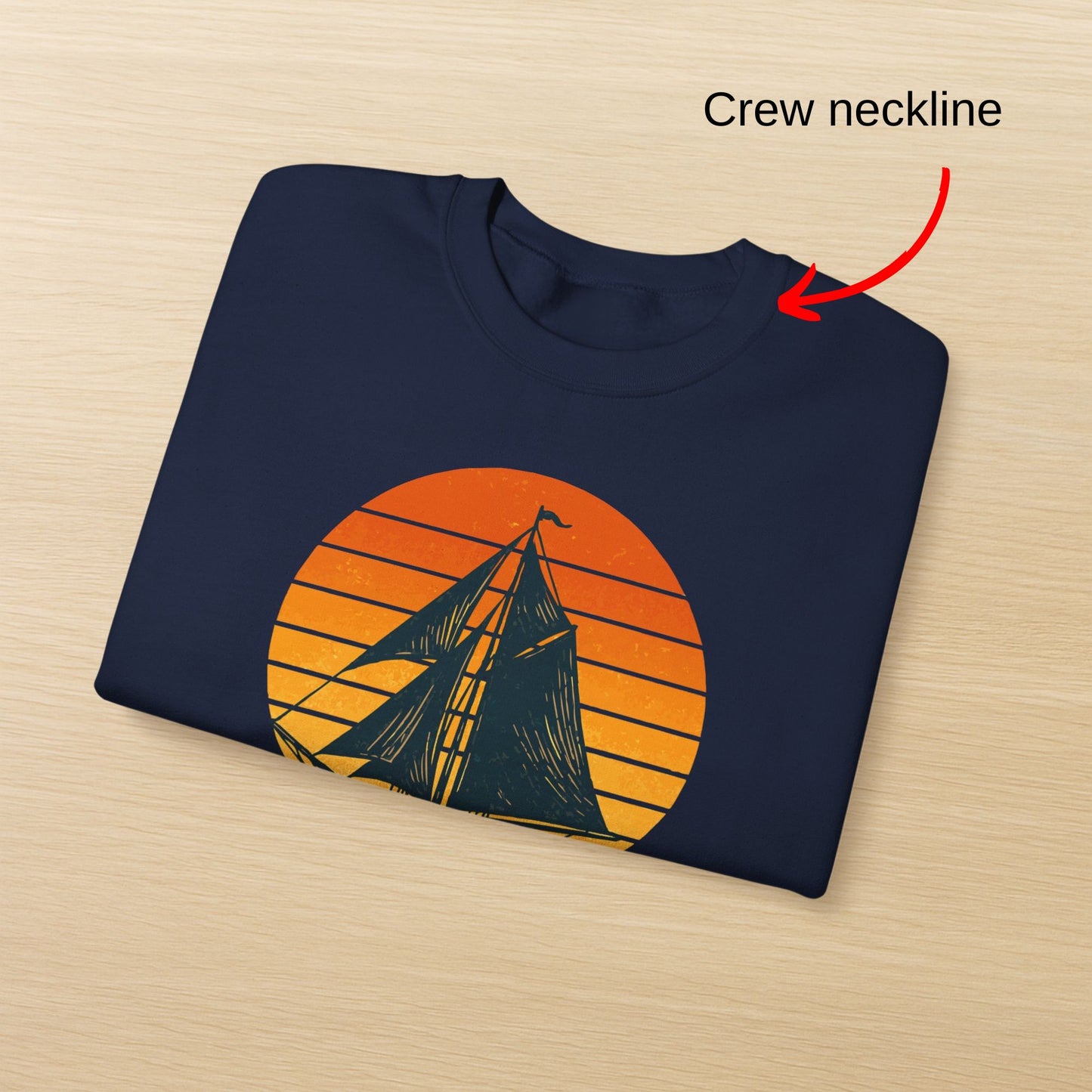 Sailing Ship Sunset Sweatshirt