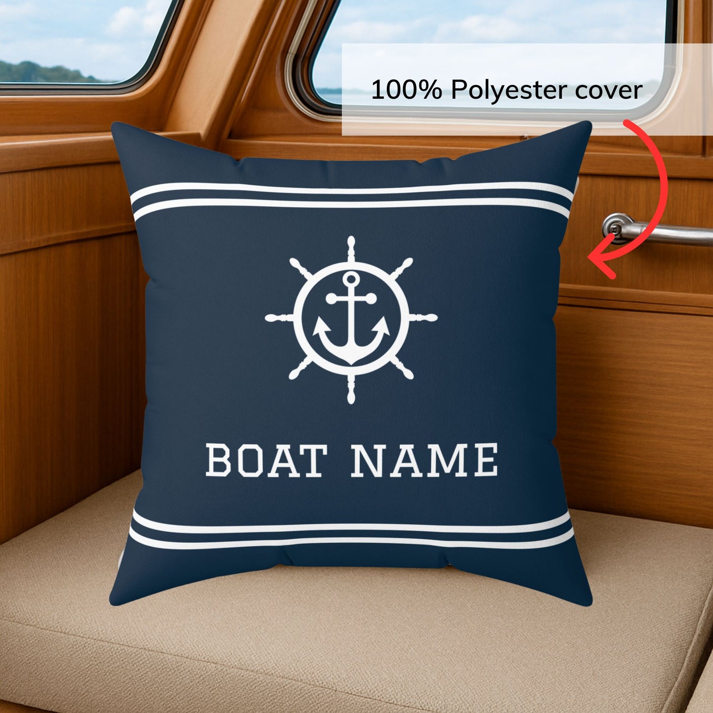 Anchor Boat Pillow