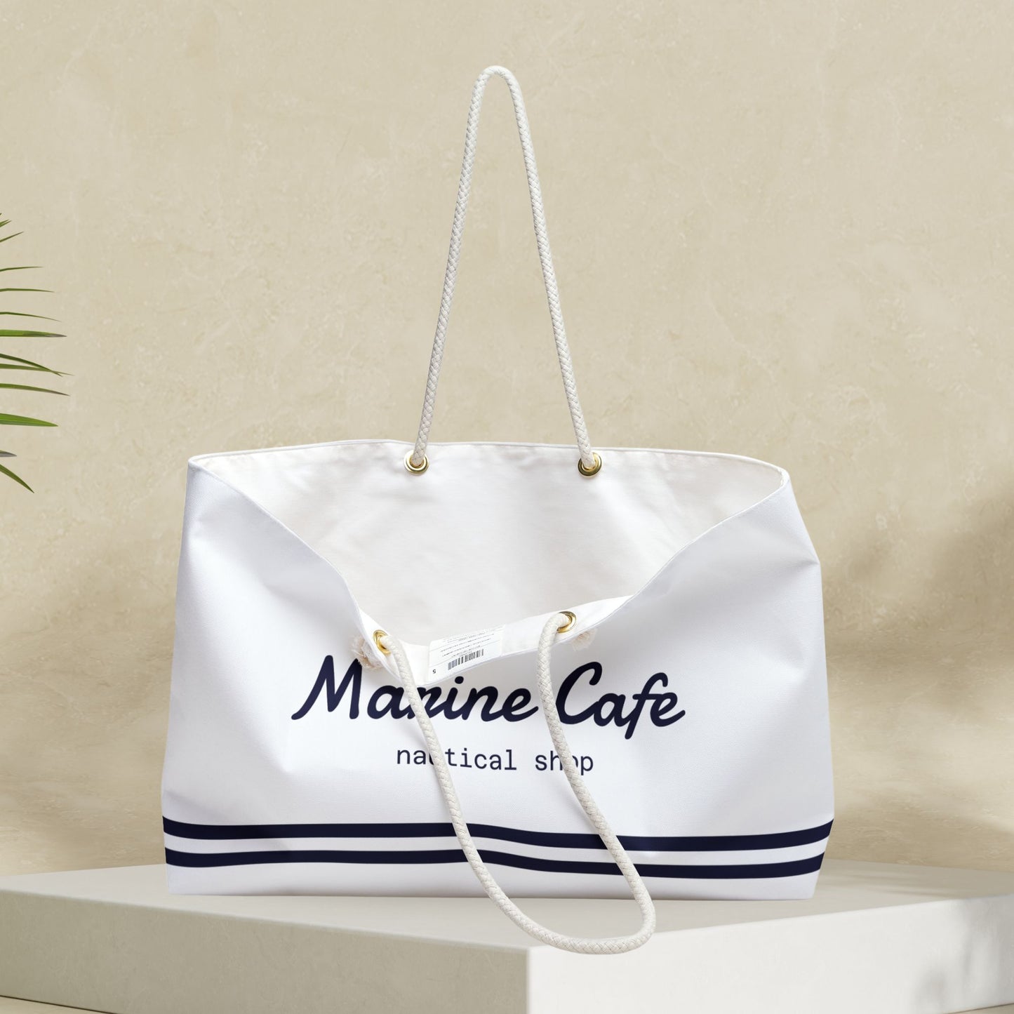 Personalized Nautical Anchor Bag with Boat Name and Port Location