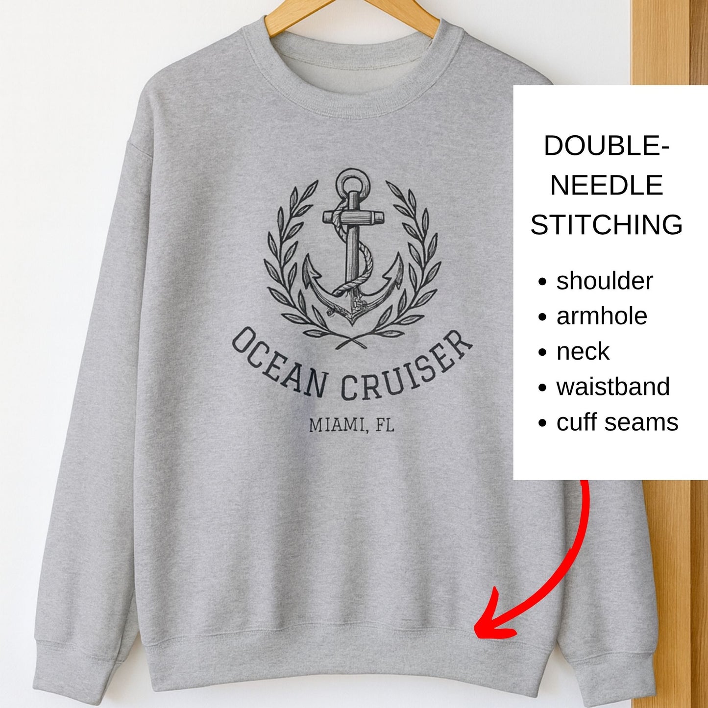 Custom Boat Name Sweatshirt