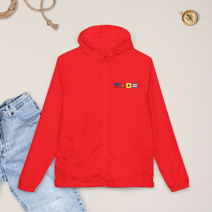 Personalized Nautical Flag Windbreaker Jacket