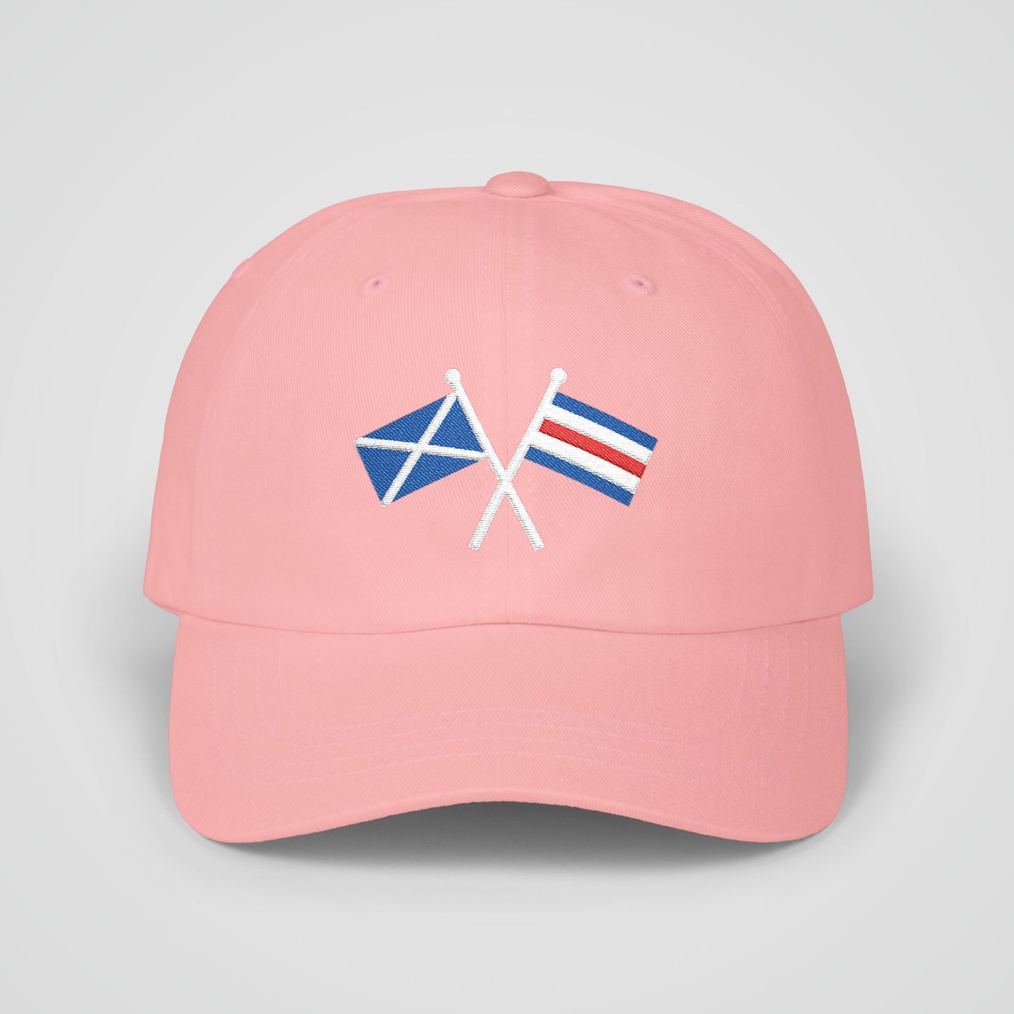 Personalized Crossed Nautical Flag Dad Hat
