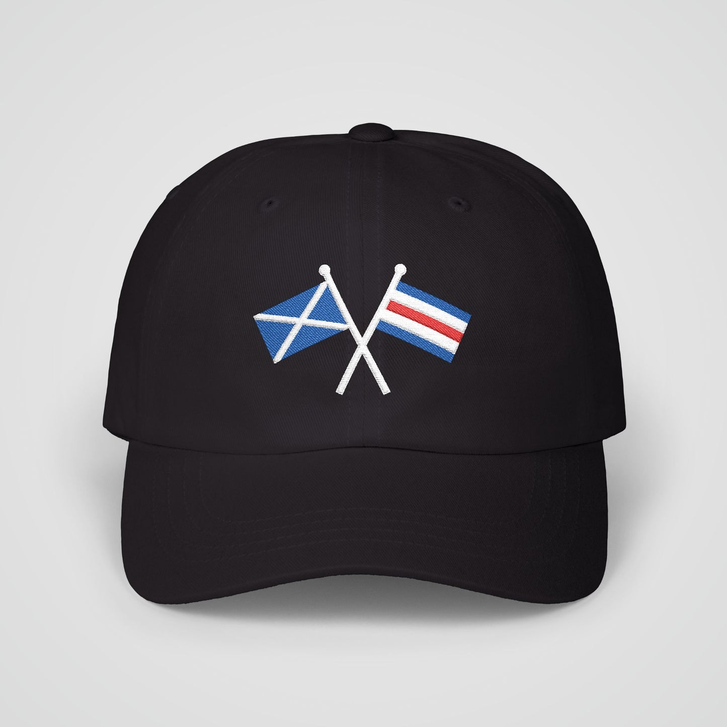 Personalized Crossed Nautical Flag Dad Hat
