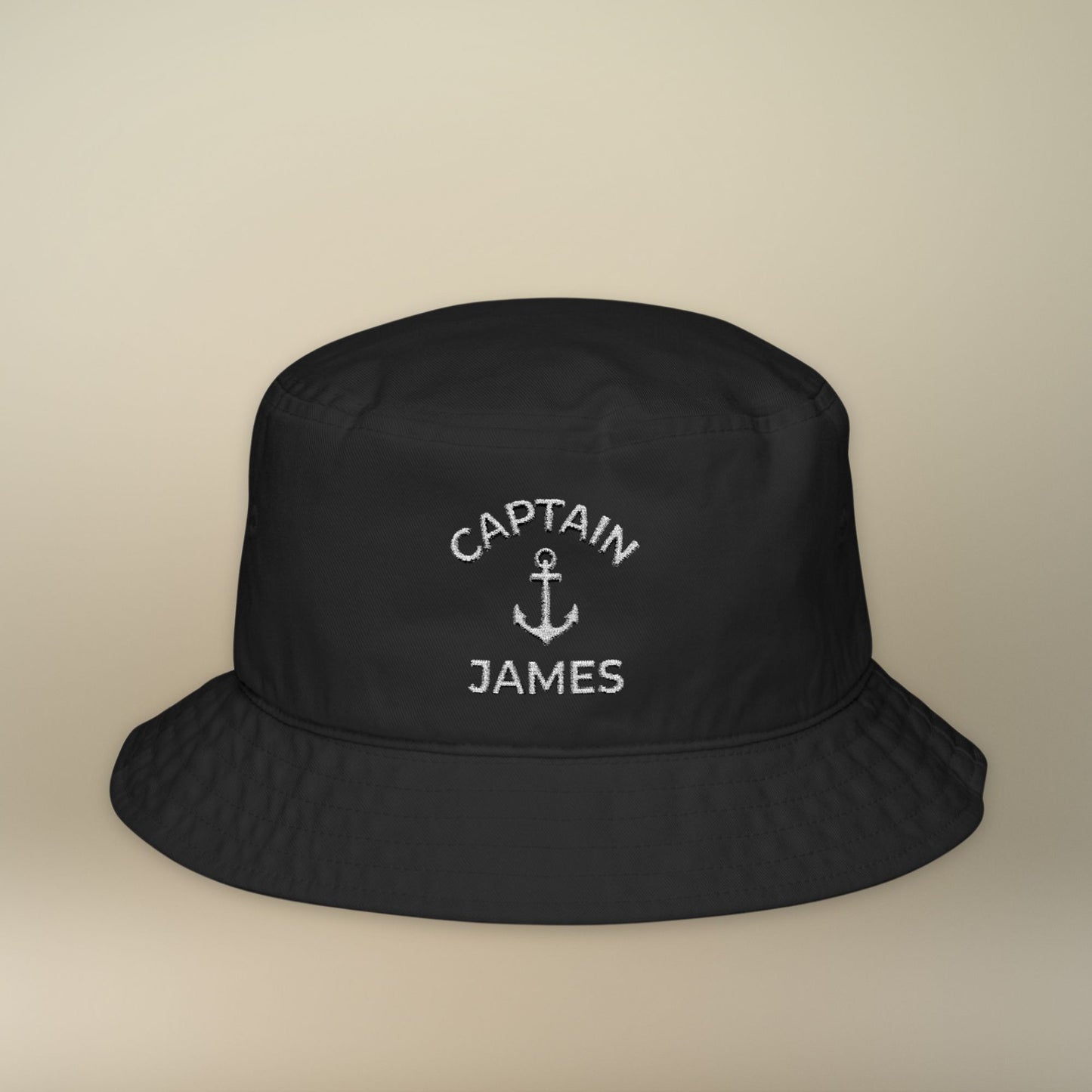 Personalized Embroidered Anchor Bucket Hat