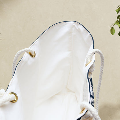 Nautical Stripes Weekender Bag with Anchor