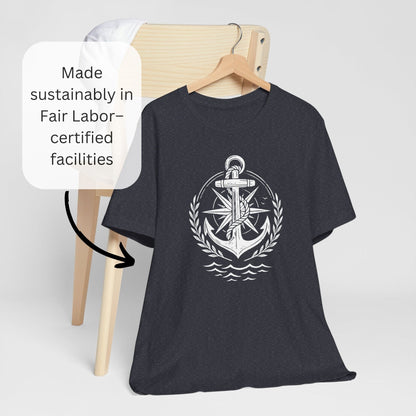 Anchor Compass Nautical T-Shirt