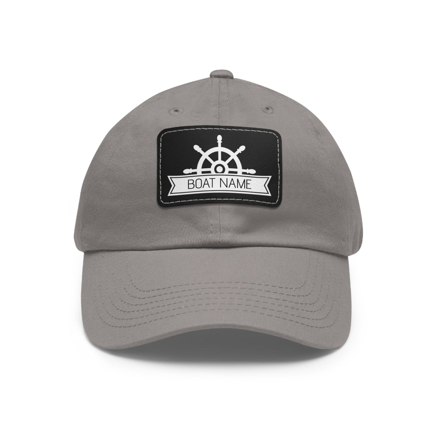 Personalized Dad Hat with Boat Name