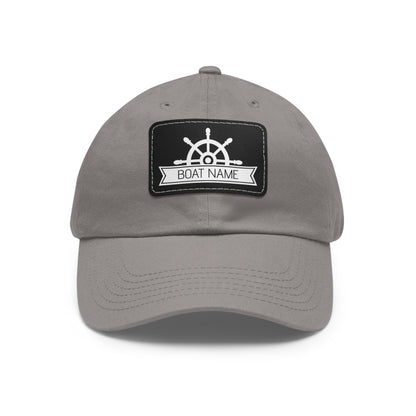 Personalized Dad Hat with Boat Name