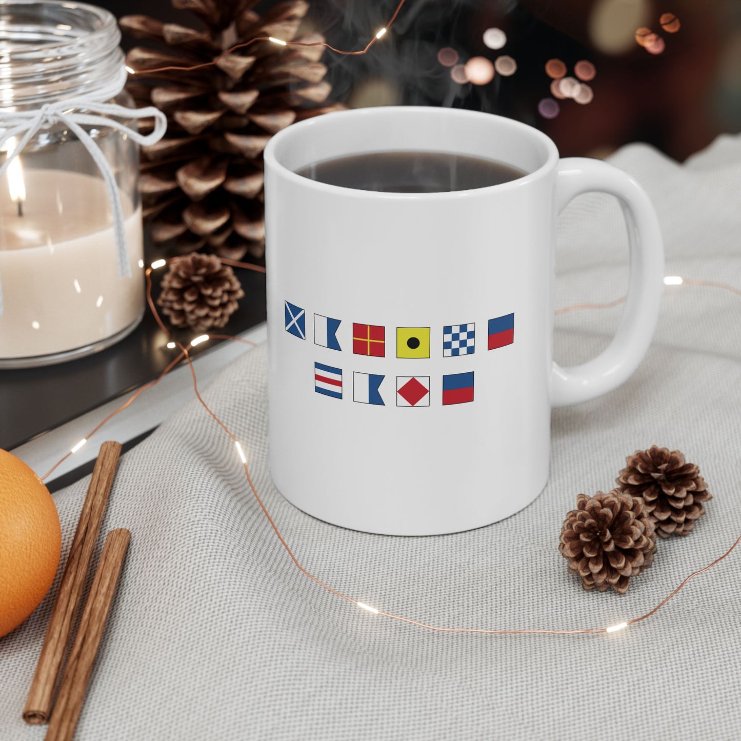 Nautical Flags Ceramic Mug 11oz