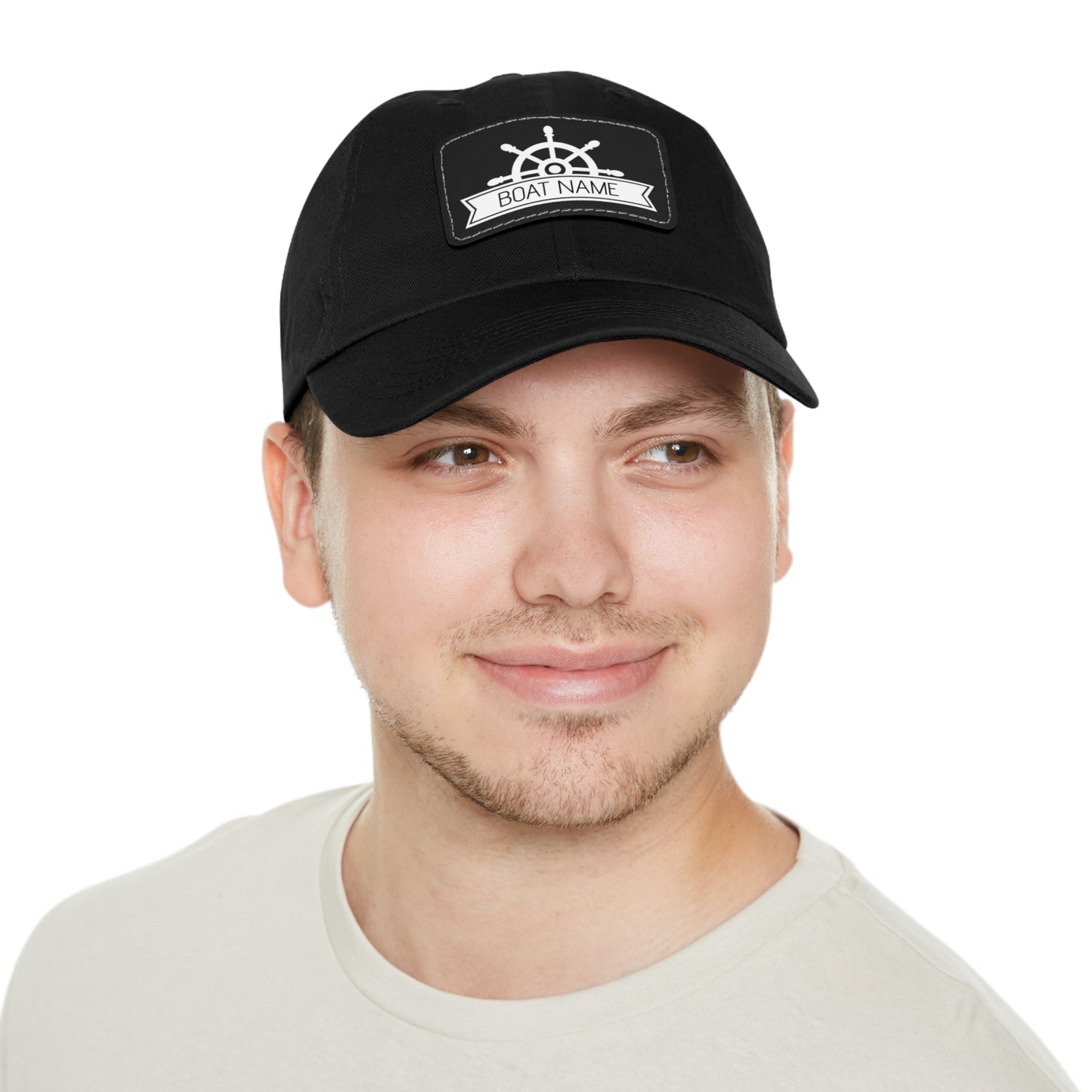 Personalized Dad Hat with Boat Name