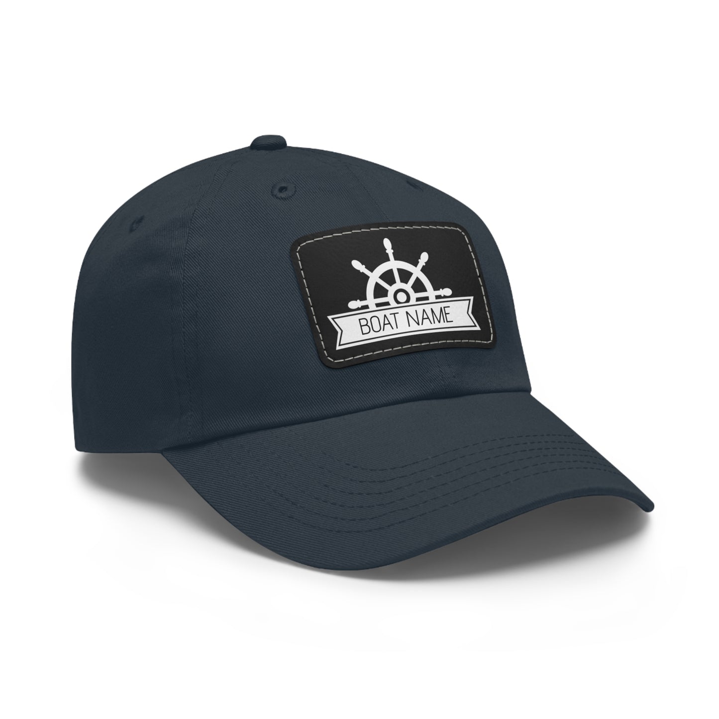 Personalized Dad Hat with Boat Name