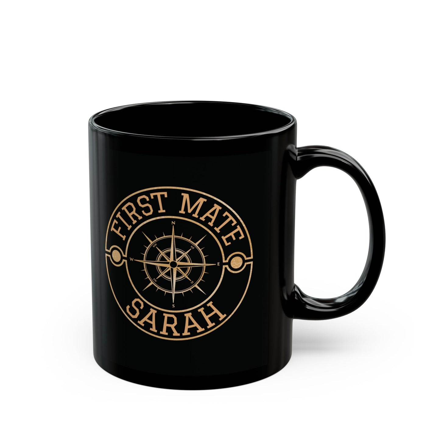 Personalized Nautical Mug for Captain or First Mate