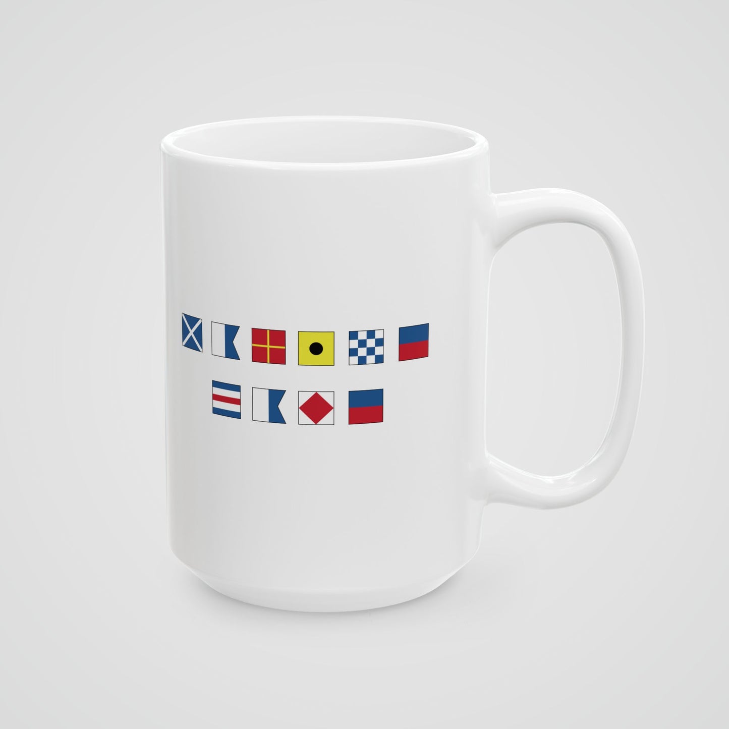 Nautical Flags Ceramic Mug 11oz