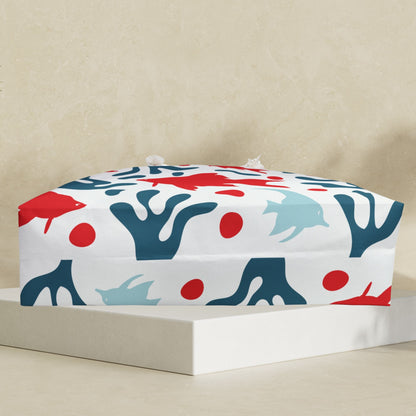Bright Fish and Coral Beach Weekender Bag