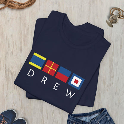 Personalized Nautical Flag Shirt