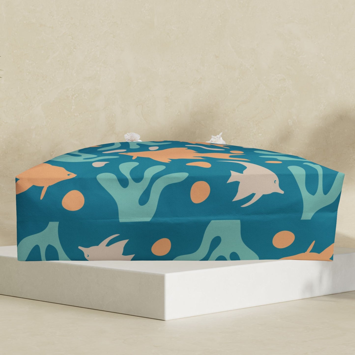 Weekender Bag - Aqua Coral Reef Beach Bag