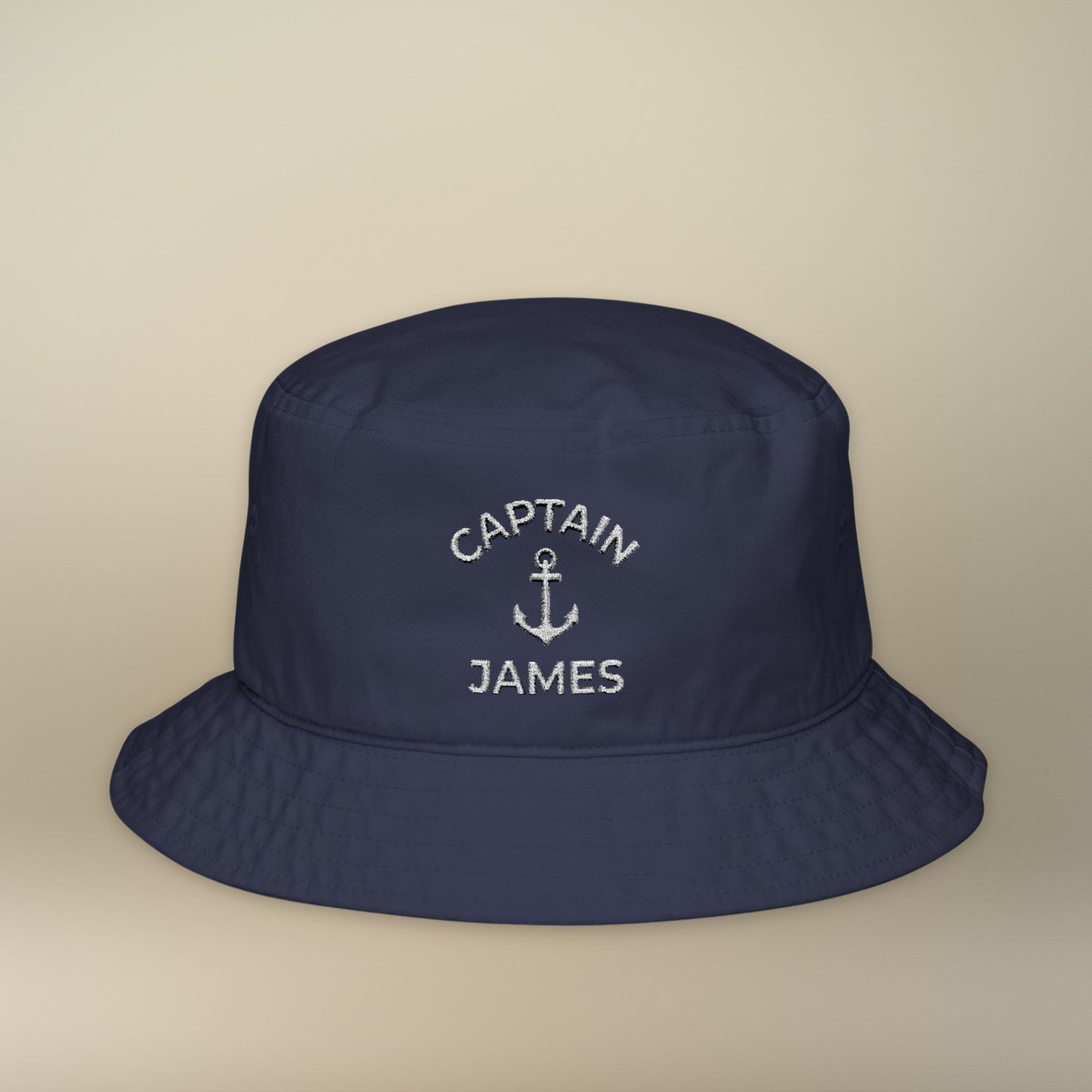 Personalized Embroidered Anchor Bucket Hat
