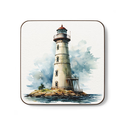 Lighthouse Coaster - Set of 4 (Hardboard Back)