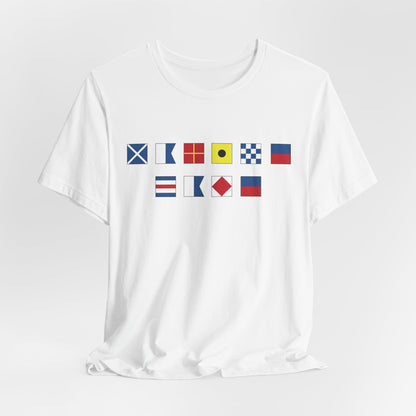 Personalized Nautical Flags T-Shirt