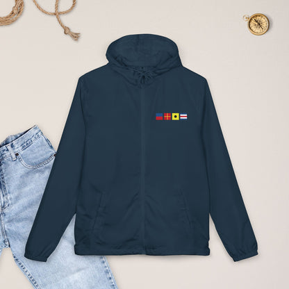 Personalized Nautical Flag Windbreaker Jacket