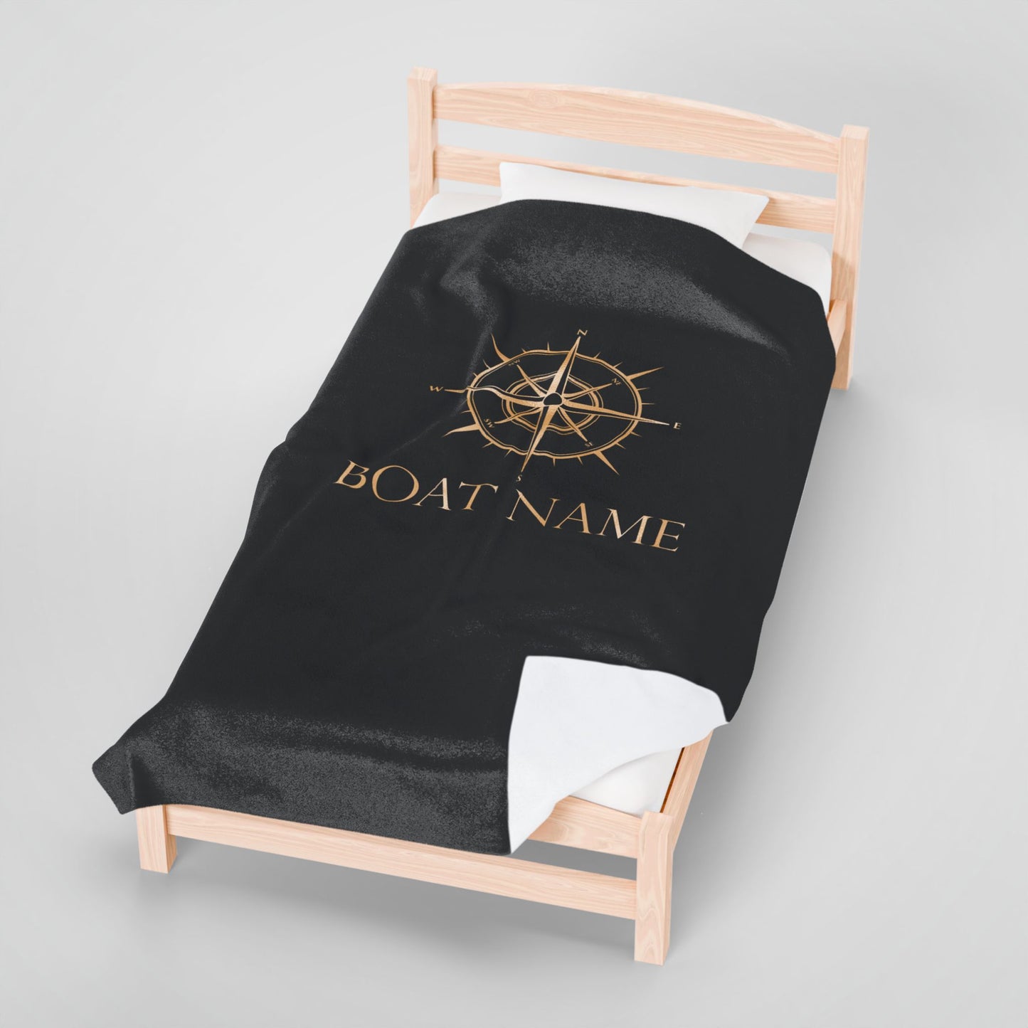 Gold Compass Boat Blanket