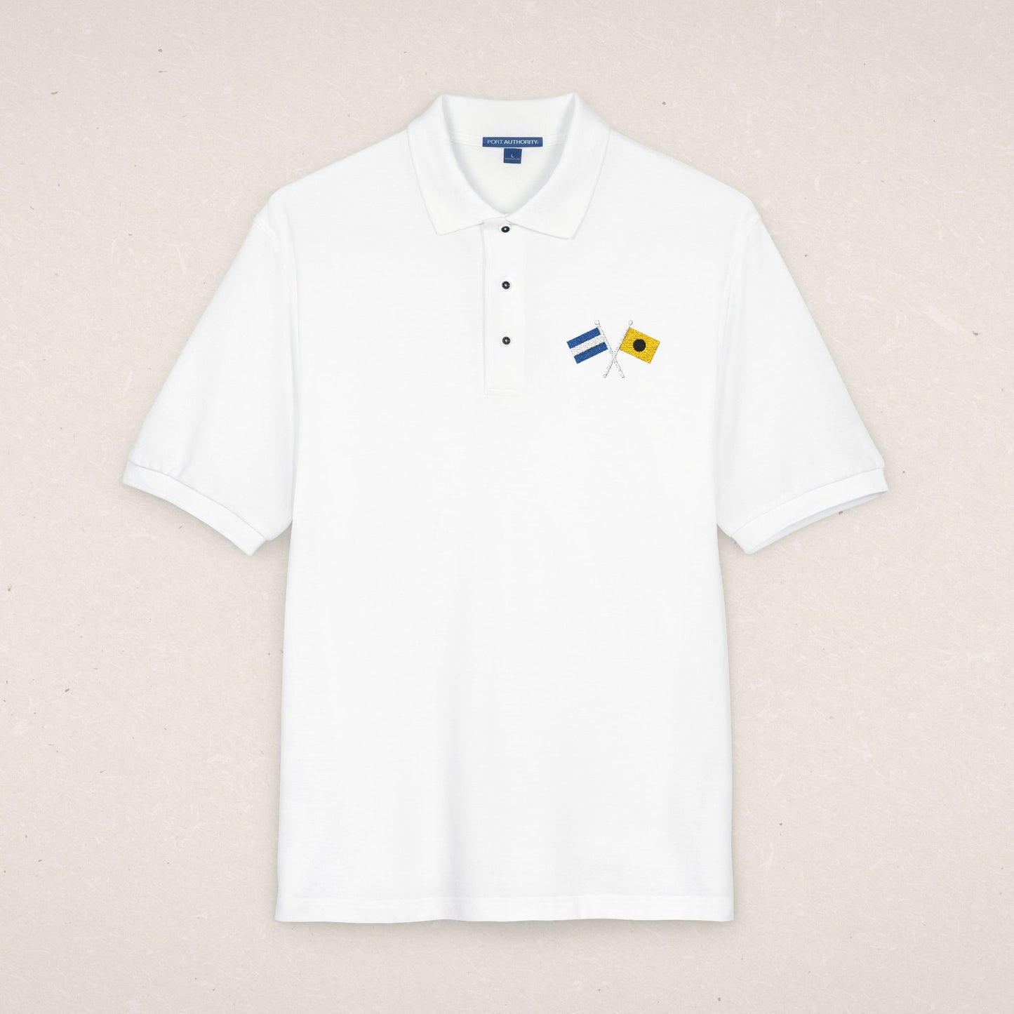 Personalized Nautical Signal Flag Polo Shirt