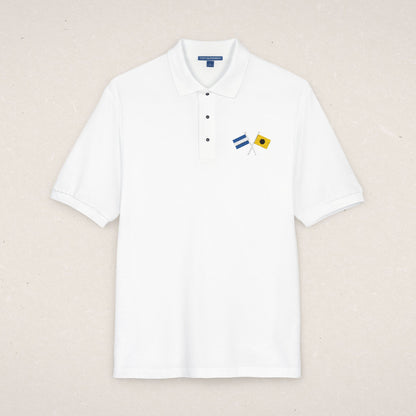 Personalized Nautical Signal Flag Polo Shirt