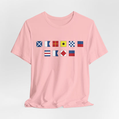 Personalized Nautical Flags T-Shirt