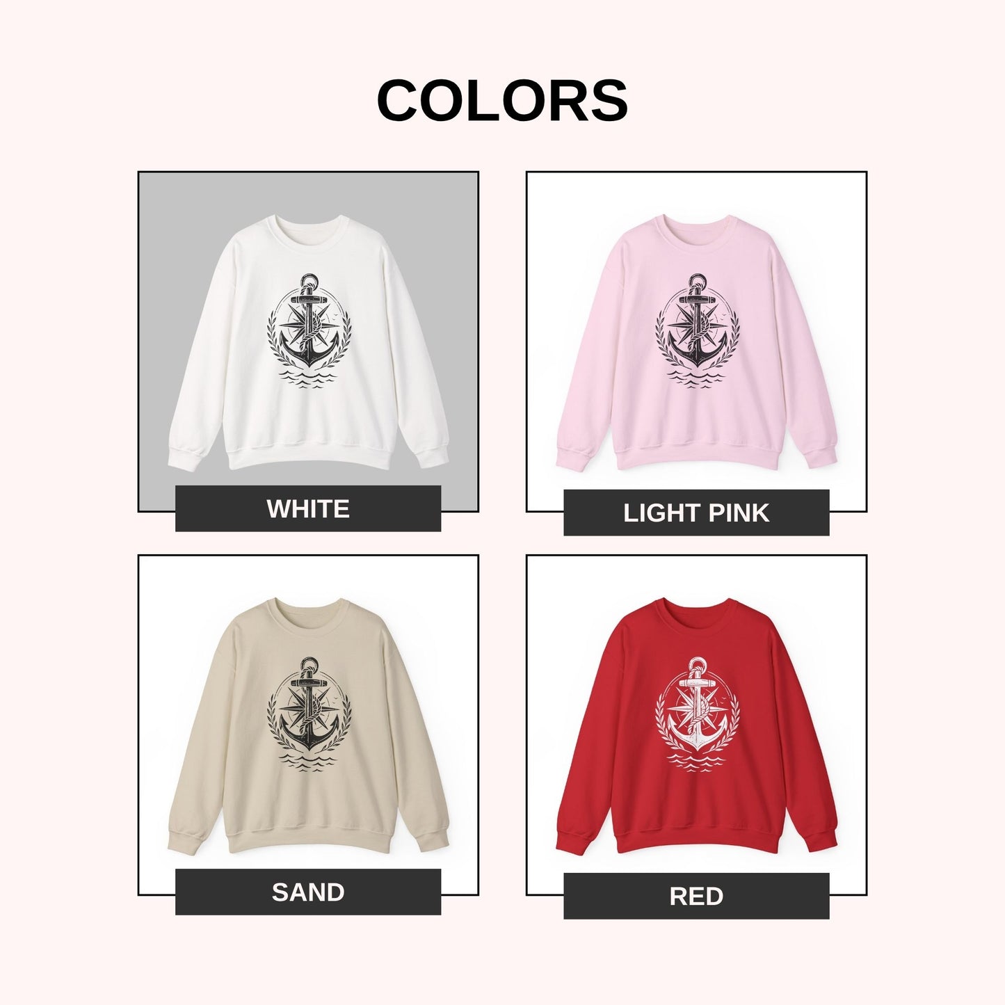 Nautical Anchor Sweatshirt