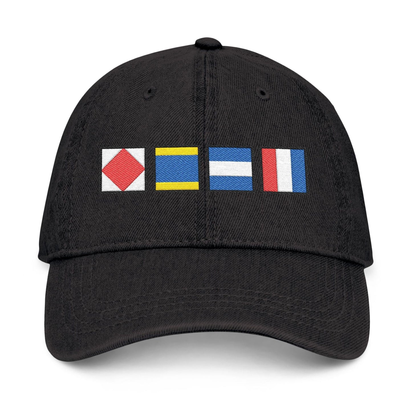 Personalized Nautical Flags Denim Hat